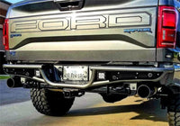 Thumbnail for N-Fab RB-H Rear Bumper 17-18 Ford Raptor - Gloss Black - 1pc 1.75in Tubing