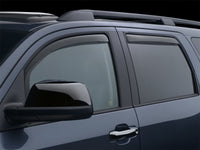 Thumbnail for WeatherTech 08+ Toyota Sequoia Front and Rear Side Window Deflectors - Dark Smoke