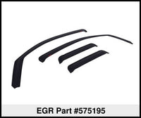Thumbnail for EGR 07-12 Toyota Tundra Crew Max In-Channel Window Visors - Set of 4 - Matte (575195)