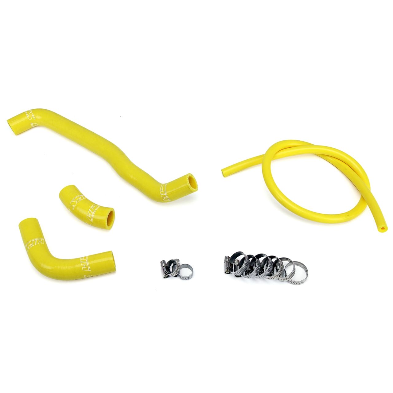 HPS Yellow Reinforced Silicone Radiator Hose Kit for Suzuki 00-08 DRZ400S DRZ400SM