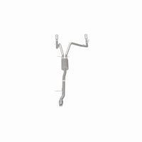 Thumbnail for Magnaflow 14 Chevy Silverado V8 5.3L CC/EC Cab Dual Split Rear Exit Stainless Cat Back Perf Exhaust