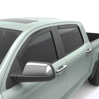 Thumbnail for EGR 07-12 Toyota Tundra Crew Max In-Channel Window Visors - Set of 4 - Matte (575195)
