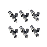 Thumbnail for Injector Dynamics ID1050X Injectors - 48mm Length - 14mm Top - Denso Lower Cushion (Set of 6)