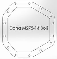 Thumbnail for aFe Power Pro Ser Rear Diff Cover Black w/Mach Fins 2017 Ford Diesel Trucks V8-6.7L(td) Dana M275-14