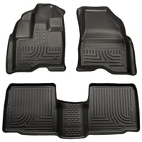 Thumbnail for Husky Liners 10-13 Ford Taurus WeatherBeater Combo Black Floor Liners