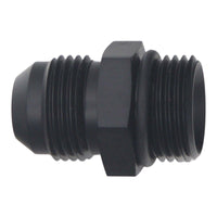 Thumbnail for DeatschWerks 10AN ORB Male to 10 AN Male Flare Adapter (Incl O-Ring) - Anodized Matte Black