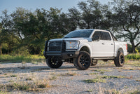 Thumbnail for Road Armor 15-17 Ford F-150 Vaquero Front Bumper Full Guard - Tex Blk