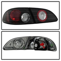 Thumbnail for Spyder Toyota Corolla 98-02 Euro Style Tail Lights Black ALT-YD-TC98-BK