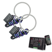 Thumbnail for Oracle Mitsubishi Lancer/Evo 08-16 Halo Kit - HID Proj. - ColorSHIFT w/ 2.0 Controller SEE WARRANTY