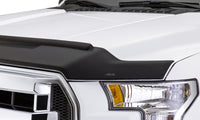 Thumbnail for AVS 17-18 Nissan Titan Aeroskin II Textured Low Profile Hood Shield - Black