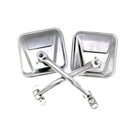 Thumbnail for Rampage 1955-1983 Jeep CJ5 Side Mirrors - Stainless