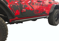 Thumbnail for Rampage 2018-2019 Jeep Wrangler(JL) Unlimited Sport 4-Door Rock Rail - Black