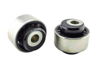 Thumbnail for Whiteline Plus 10/08+ Mitsubishi Lancer CJ Anti-Lift/Caster Fr C/A - Lwr Inner Rear Bushing Kit