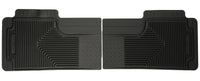 Thumbnail for Husky Liners 80-12 Ford F-150/00-05 Ford Excursion Heavy Duty Black 2nd Row Floor Mats
