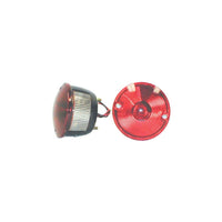 Thumbnail for Omix Left Round Tail Lamp 45-75 Willys CJ Models