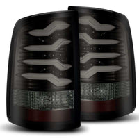 Thumbnail for AlphaRex 09-18 Dodge Ram 1500 PRO-Series LED Tail Lights Jet Black