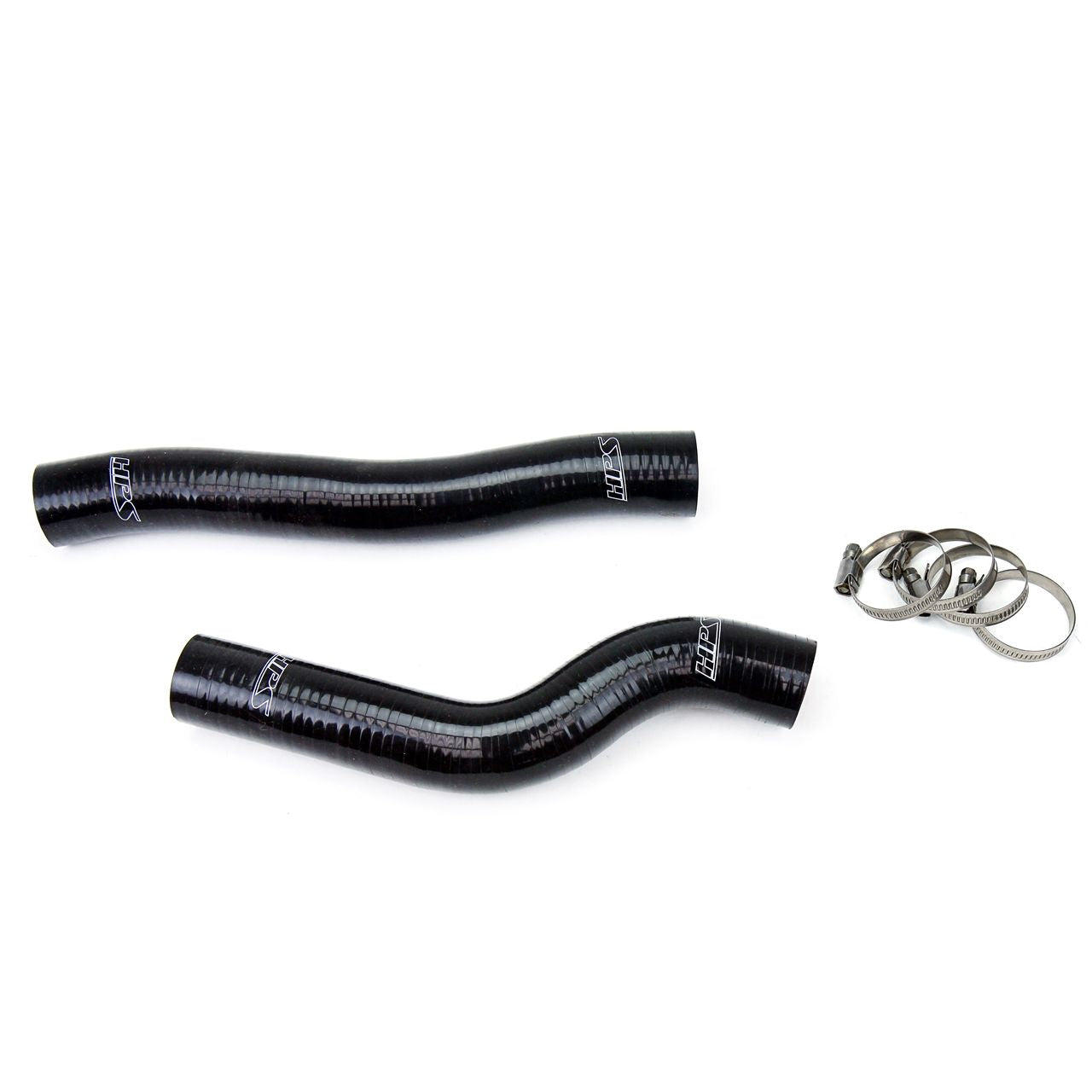 HPS Black Reinforced Silicone Radiator Hose Kit Coolant for Hyundai 10-12 Genesis Coupe 2.0T Turbo