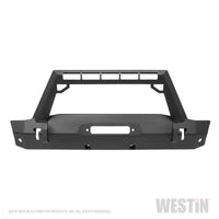 Thumbnail for Westin 18-19 Jeep Wrangler JL Stubby Front Bumper - Textured Black