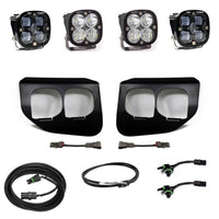 Thumbnail for Baja Designs Ford Super Duty (20-On) Fog Lights Dual FPK SAE/Pro DC Baja Designs w/Upfitter
