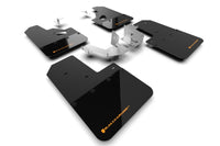 Thumbnail for Rally Armor 21-24 Ford Bronco (Plstc Bmpr + RR - NO Rptr/Sprt) Blk Mud Flap w/Cy Orange Logo