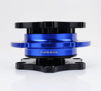 Thumbnail for NRG Race Short Hub Datsun - Black Body Blue Ring