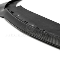 Thumbnail for Anderson Composites 2015-2018 Ford Mustang Shelby GT350R Carbon Fiber Front Splitter (1 PC)