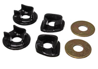 Thumbnail for Energy Suspension 88-91 Honda Civic Black Motor Mount Inserts (Manual Transmission) (2 Torque Positi