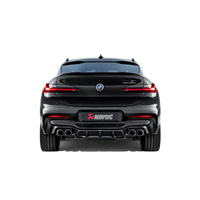 Thumbnail for Akrapovic 2019+ BMW X4M Rear Carbon Fiber Diffuser - High Gloss