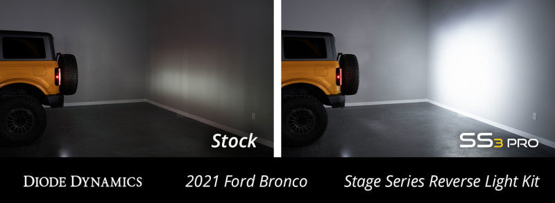 Diode Dynamics 21-22 Ford Bronco Stage Series Reverse Light Bracket Kit