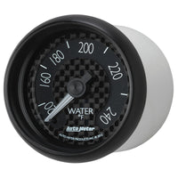 Thumbnail for Autometer GT Series 52mm Mechanical 120-240 Deg F Water Temperature Gauge