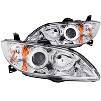 Thumbnail for ANZO 2004-2008 Mazda 3 Projector Headlights w/ Halos Chrome