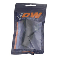 Thumbnail for DeatschWerks 8AN Female Swivel 45-Degree Hose End PTFE (Incl 1 Olive Insert) - Anodized Matte Black