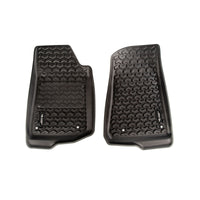 Thumbnail for Rugged Ridge Floor Liner Kit Black F/R/Full Cargo 18-20 Jeep Wrangler JL 2Dr