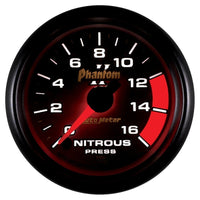 Thumbnail for Autometer Phantom II 2-1/16in 0-1600 PSI Electrical Nitrous Pressure Gauge