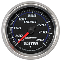 Thumbnail for Autometer Cobalt 66mm 120-240 Degree F Mechanical Water Temperature Gauge