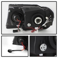 Thumbnail for Spyder Jeep Grand Cherokee 99-04 Projector Headlights LED Halo LED Chrm - PRO-YD-JGC99-HL-C