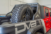 Thumbnail for DV8 Offroad 2019+ Jeep Gladiator Universal Stand Up In-Bed Tire Carrier