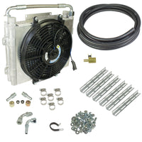 Thumbnail for BD Diesel Xtrude Double Stacked Transmission Cooler Kit - Universial 1/2in Tubing