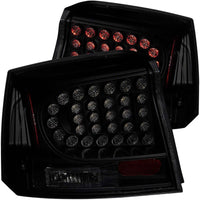 Thumbnail for ANZO 2006-2008 Dodge Charger LED Taillights Dark Smoke