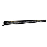 Thumbnail for Go Rhino Universal Blackout Combo Series 50in Double Row LED Light Bar w/ Amber Lighting - Black