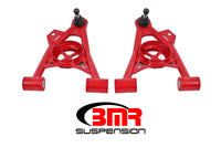 Thumbnail for BMR 94-04 Ford Mustang Non-Adj. A-Arms Lower (Poly) w/ Spring Pocket - Red