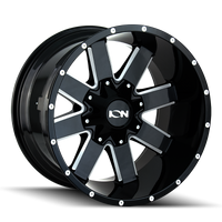 Thumbnail for ION Type 141 18x9 / 5x127 BP / 18mm Offset / 87.1mm Hub Gloss Black Milled Wheel