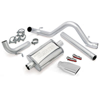 Thumbnail for Banks Power 12-15 Jeep 3.6L Wrangler (All) - 4dr Monster Exh Sys - SS Single Exh w/ Chrome Tip