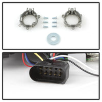 Thumbnail for Spyder Audi A4 06-08 Projector Headlights Halogen Model Only - DRL Black PRO-YD-AA405-DRL-BK