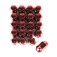 Thumbnail for Rugged Ridge Wheel Lug Nut Set of 20 Red 1/2-20