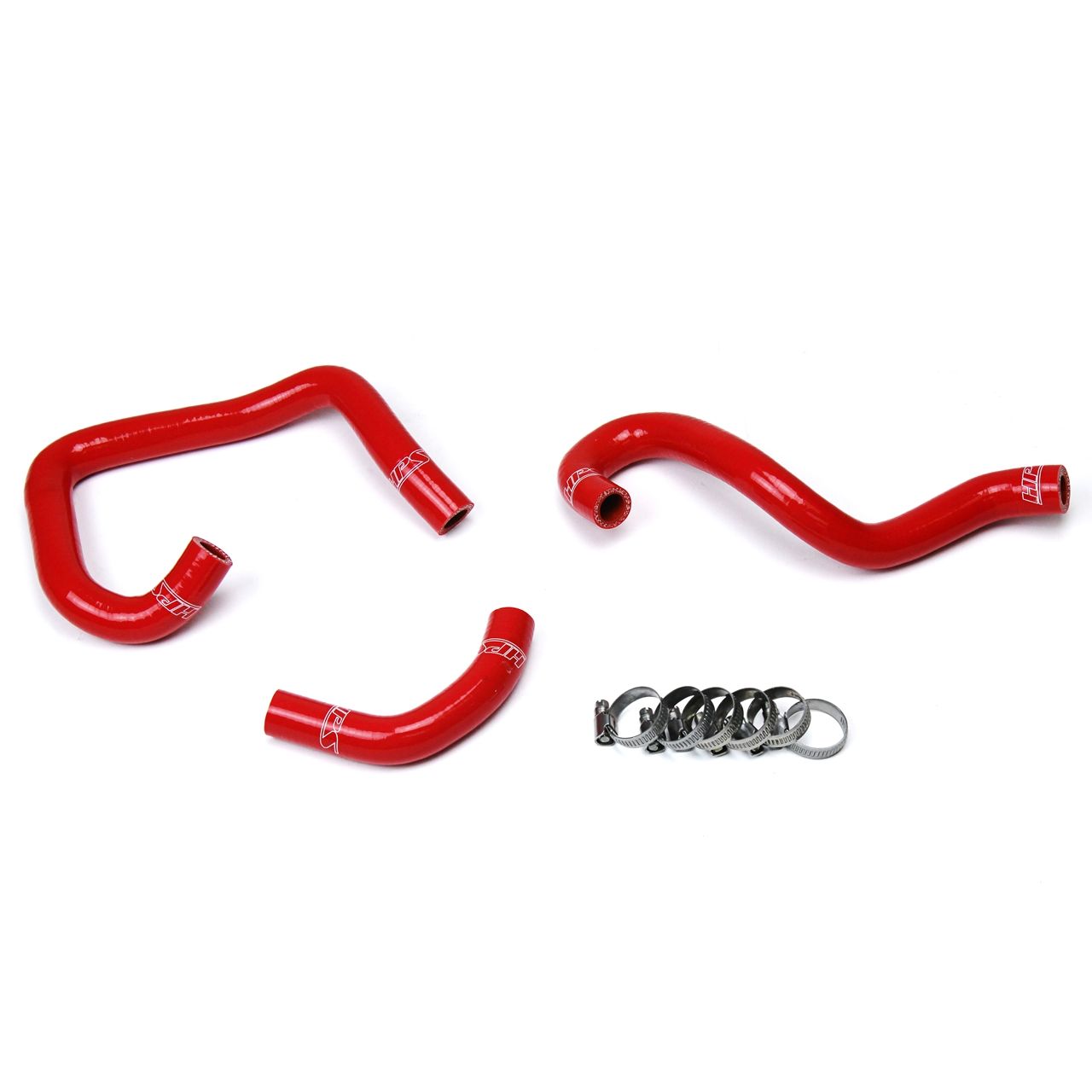 HPS Red Reinforced Silicone Heater Hose Kit Coolant for Toyota 93-98 Supra MK4 2JZ Turbo Left Hand Drive
