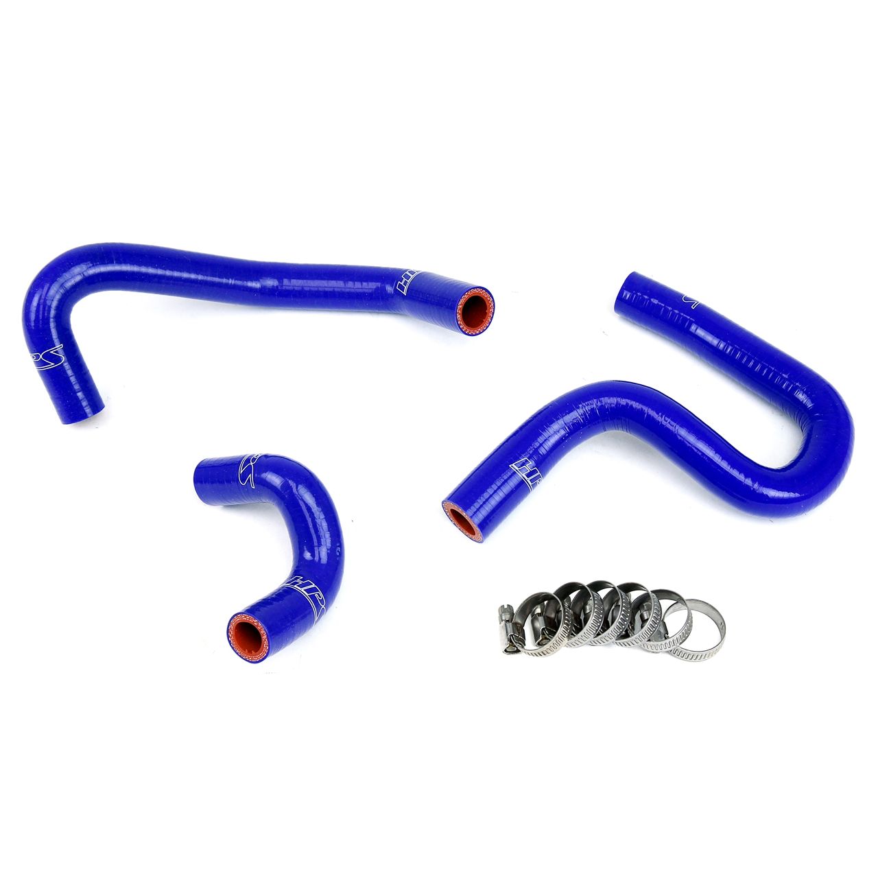 HPS Reinforced Blue Silicone Heater Hose Kit Coolant for Toyota 96-02 4Runner 3.4L V6 without rear heater