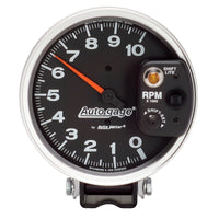 Thumbnail for Autometer AutoGage 5in / 10k RPM / Pedestal Mount Black Tachometer w/ Shift Light