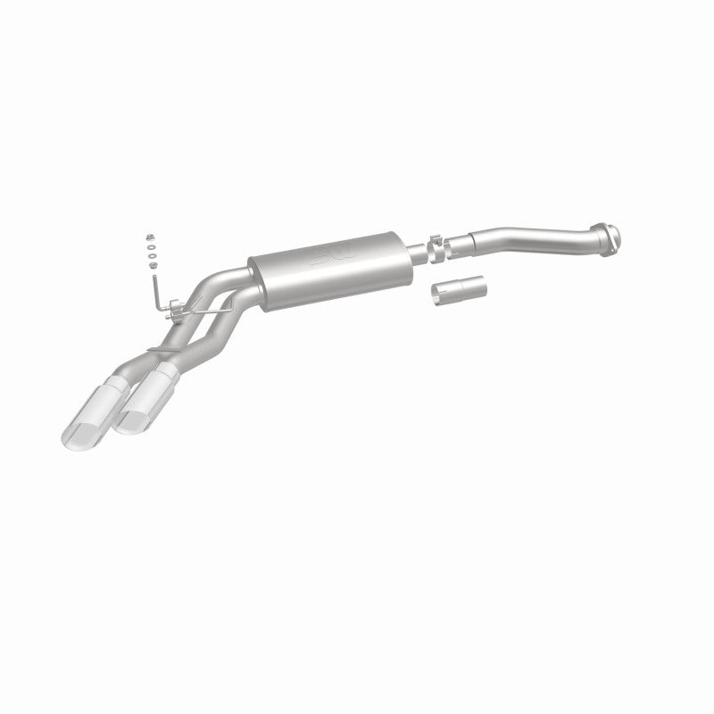 MagnaFlow 11-13 Ford F-150 Pickup Dual Same Side Before P/S Rear Tire Stainless CatBack Perf Exhaust