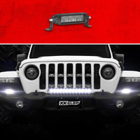 Thumbnail for XK Glow Razor Light Bar Auxiliary High Beam Driving No Wire & Switch 6in